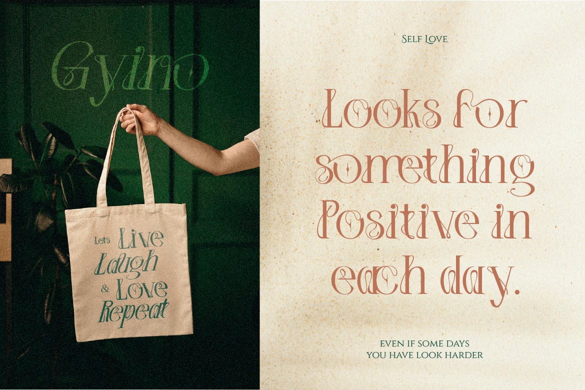 英文字体：优雅美学杂志海报徽标婚礼设计衬线英文字体安装包 Elnora , sucaiwan.com