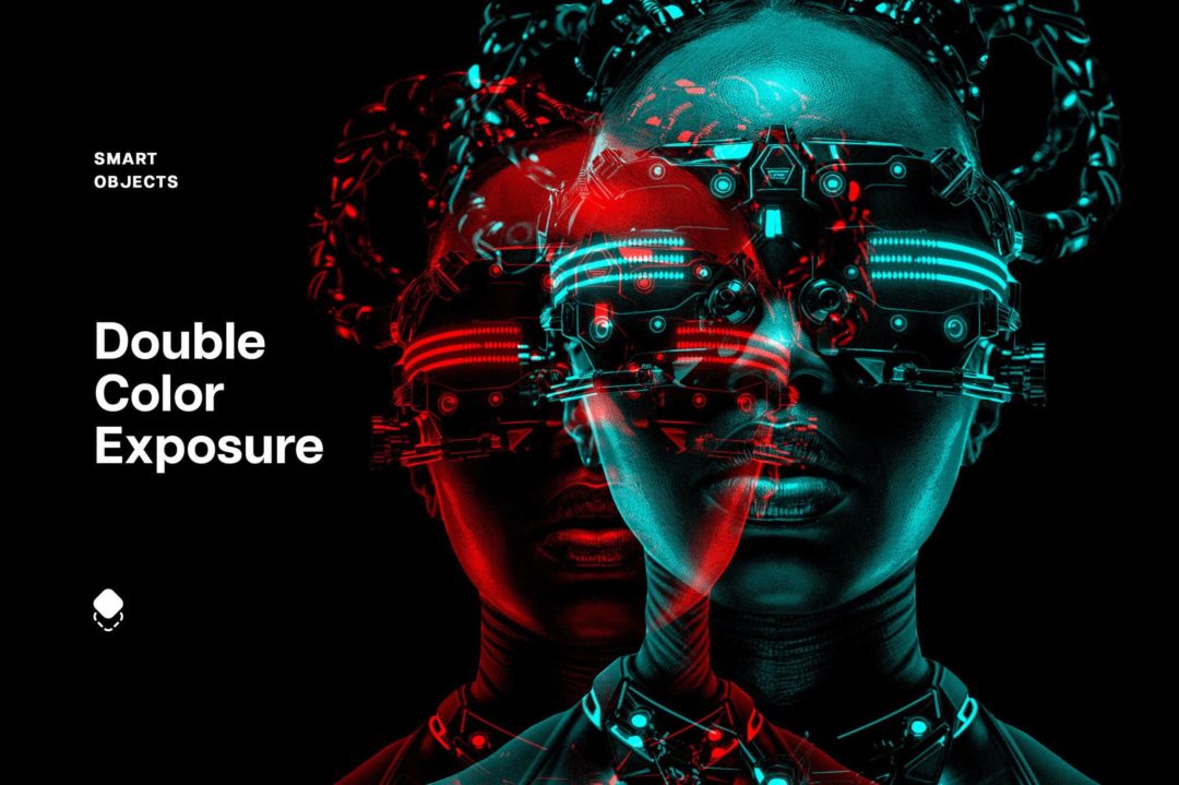 科幻双色叠加曝光潮流艺术人物照片图片修图ps特效滤镜样机模板设计素材 Double Color Exposure Photo Effect 插件预设 第1张-素材湾丨精选海外优质设计素材资源 科幻双色叠加曝光潮流艺术人物照片图片修图ps特效滤镜样机模板设计素材 Double Color Exposure Photo Effect 插件预设 sucaiwan.com