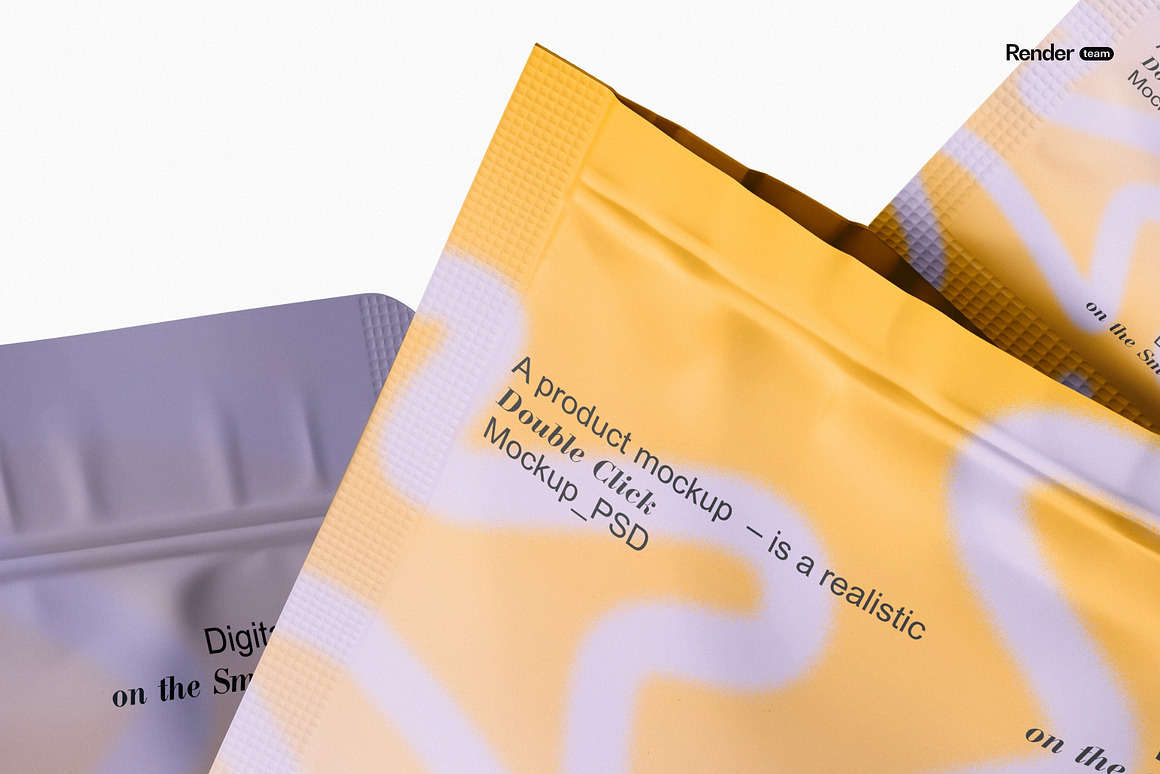 逼真零食果干立式自封塑料包装袋设计展示效果图ps贴图样机模板 Stand-Up Pouch and Sachet Mockup Set 样机素材 第6张-素材湾丨精选海外优质设计素材资源 逼真零食果干立式自封塑料包装袋设计展示效果图ps贴图样机模板 Stand-Up Pouch and Sachet Mockup Set 样机素材 sucaiwan.com