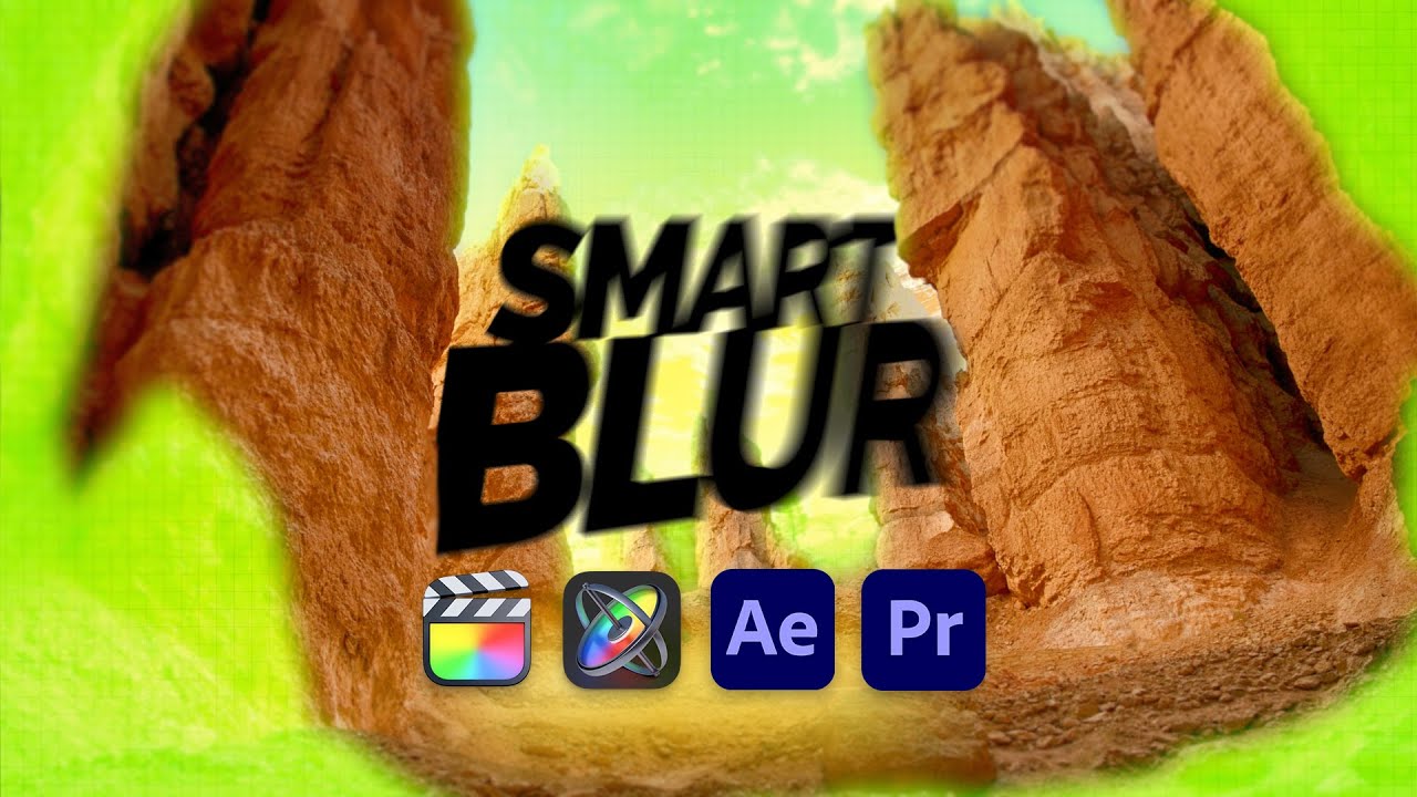 FCPX/AE/PR插件：逼真智能动作运动模糊变焦景深效果 Smart Blur , sucaiwan.com