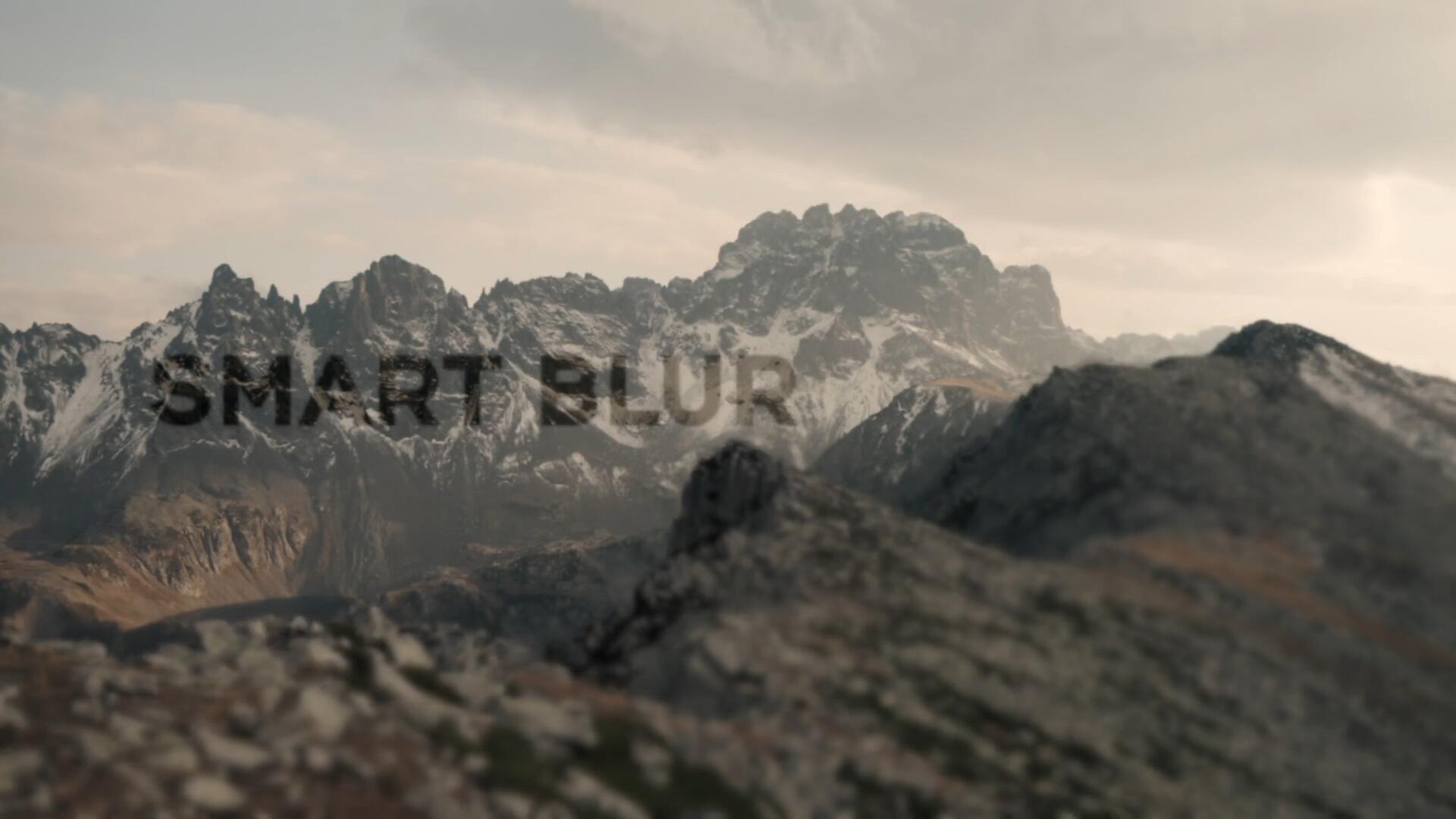 FCPX/AE/PR插件：逼真智能动作运动模糊变焦景深效果 Smart Blur , sucaiwan.com