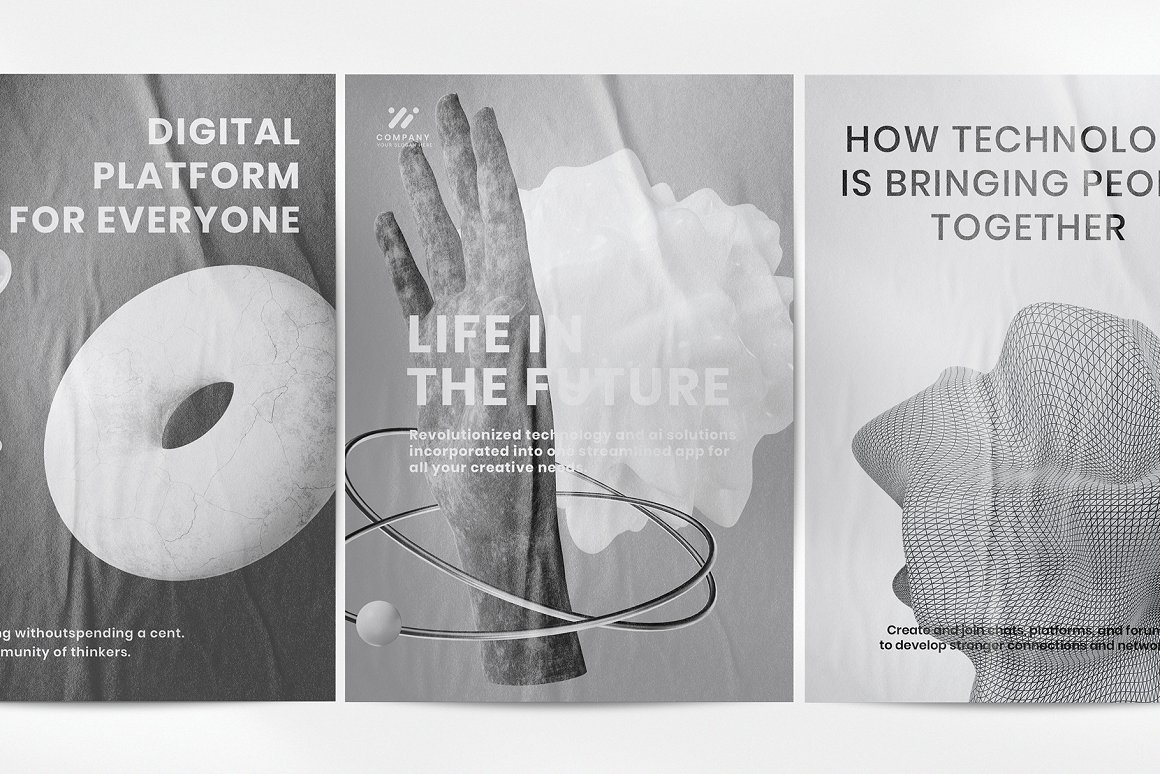 80 个野兽派风格黑白3D几何雕塑设计素材大集合 Concrete Brutal 3D Shapes graphics 图片素材 第3张-素材湾丨精选海外优质设计素材资源 80 个野兽派风格黑白3D几何雕塑设计素材大集合 Concrete Brutal 3D Shapes graphics 图片素材 sucaiwan.com