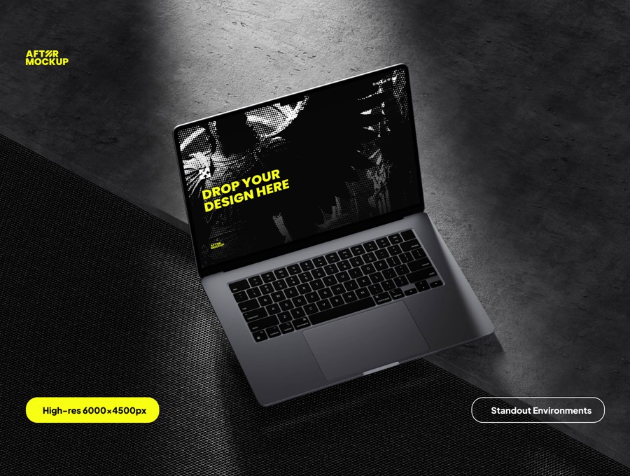 7款黑化风苹果MacBook笔记本电脑演示效果图Ps贴图样机模板素材 Mikaila Macbook Mockups 样机素材 第5张-素材湾丨精选海外优质设计素材资源 7款黑化风苹果MacBook笔记本电脑演示效果图Ps贴图样机模板素材 Mikaila Macbook Mockups 样机素材 sucaiwan.com