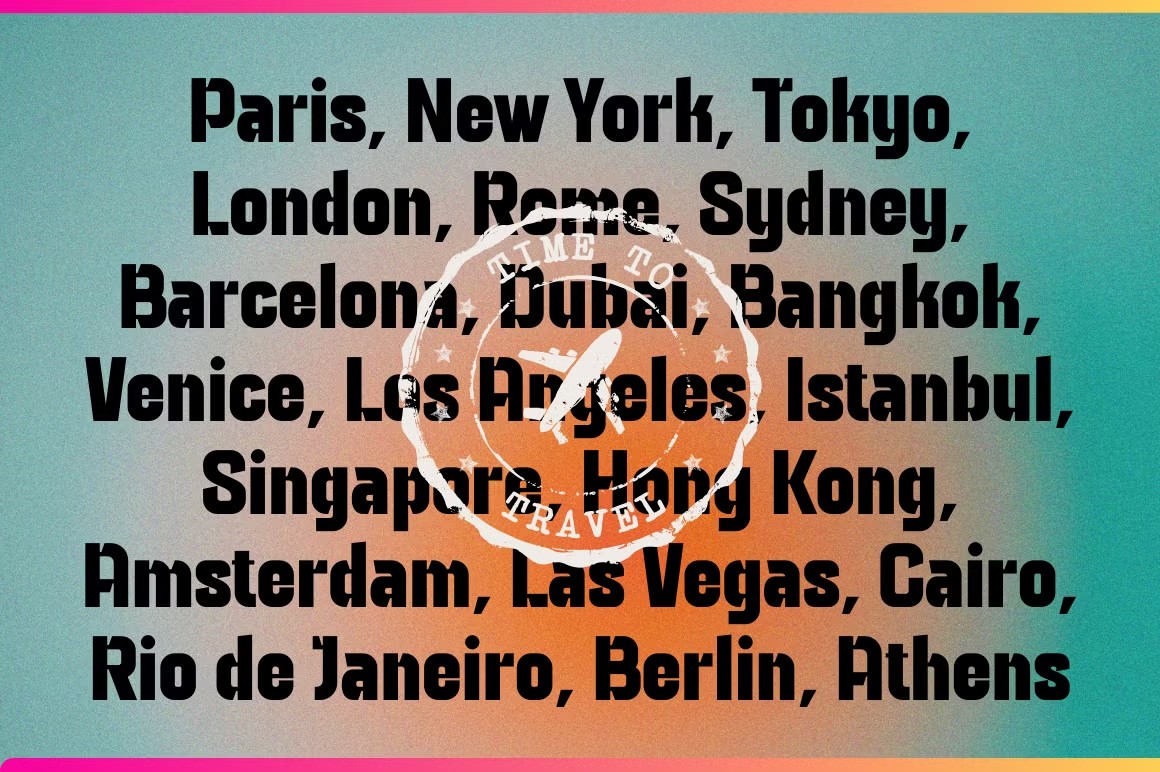 现代极简杂志海报包装徽标设计无衬线英文字体安装包 Bighorn – Bold Logo Font 设计素材 sucaiwan.com