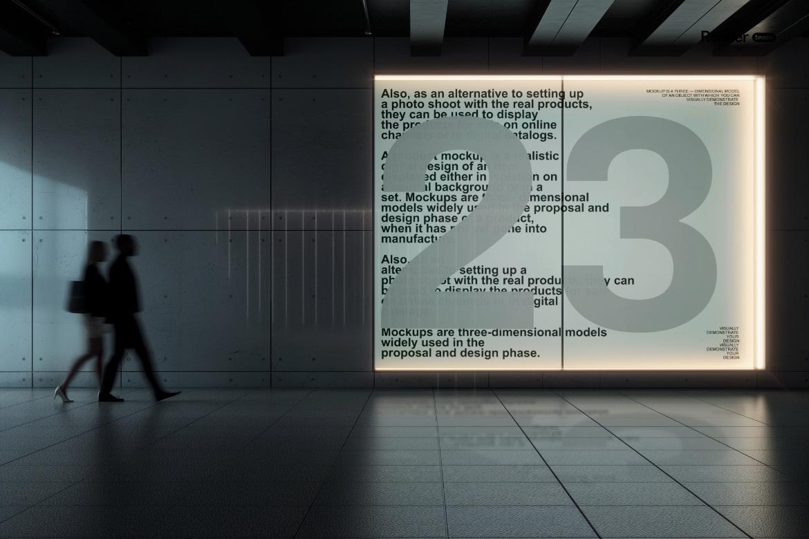 10款高级城市街头广告牌灯箱视觉宣传海报设计Ps展示贴图样机模板素材 Urban Mockup Set 样机素材 sucaiwan.com