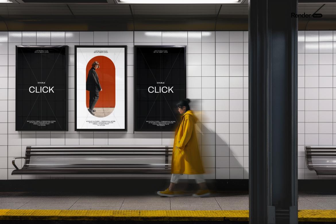 10款高级城市街头广告牌灯箱视觉宣传海报设计Ps展示贴图样机模板素材 Urban Mockup Set 样机素材 sucaiwan.com