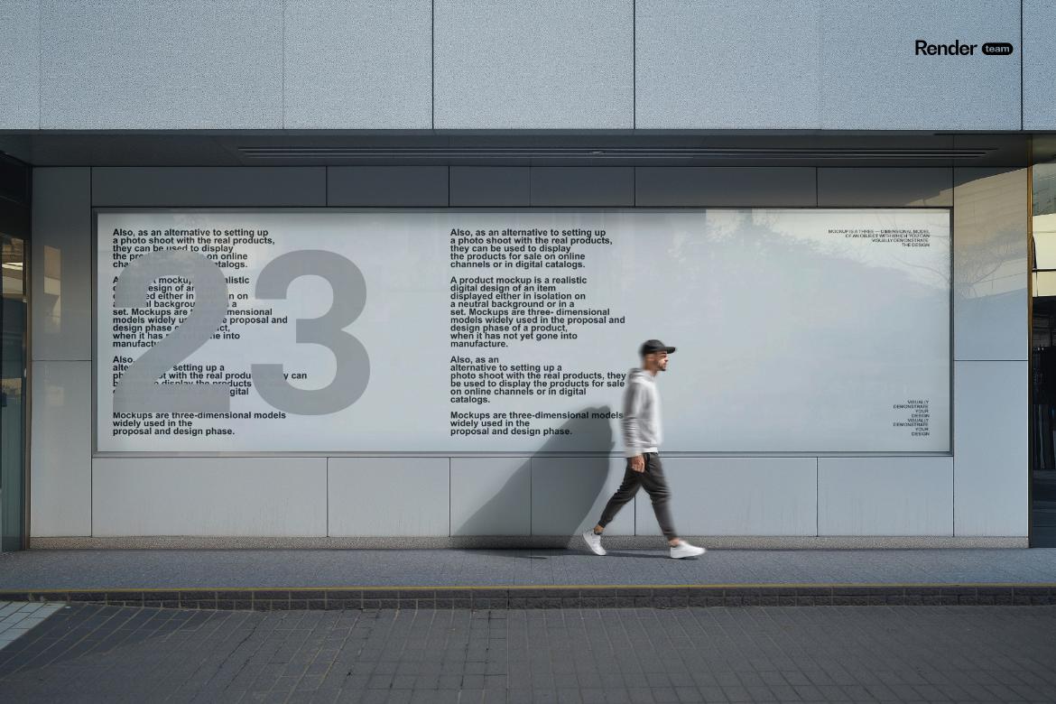 10款高级城市街头广告牌灯箱视觉宣传海报设计Ps展示贴图样机模板素材 Urban Mockup Set 样机素材 sucaiwan.com