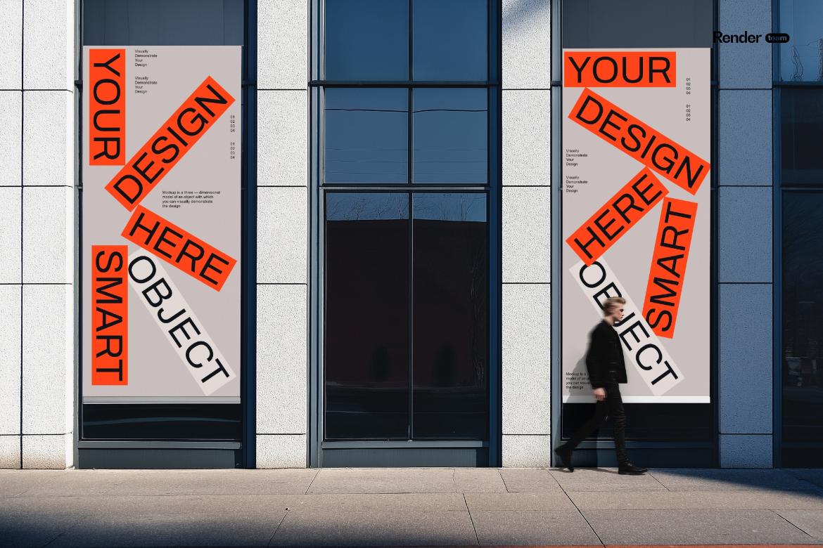 10款高级城市街头广告牌灯箱视觉宣传海报设计Ps展示贴图样机模板素材 Urban Mockup Set 样机素材 sucaiwan.com