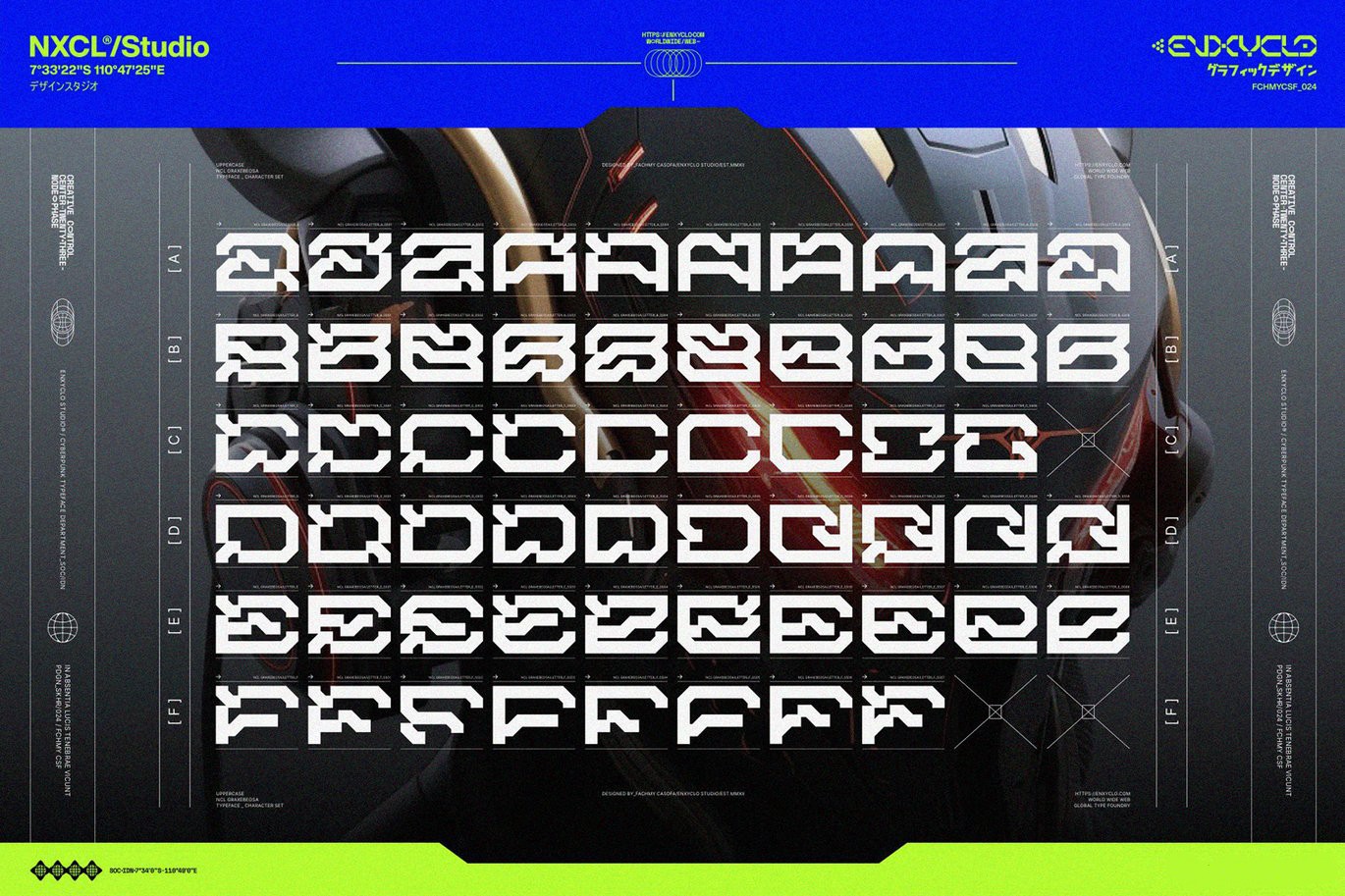 未来科幻赛博朋克网站海报服装徽标设计y2k装饰英文字体安装包 NCL Graxebeosa Font Family – Cyberpunk Futuristic 设计素材 第4张-素材湾丨精选海外优质设计素材资源 未来科幻赛博朋克网站海报服装徽标设计y2k装饰英文字体安装包 NCL Graxebeosa Font Family – Cyberpunk Futuristic 设计素材 sucaiwan.com