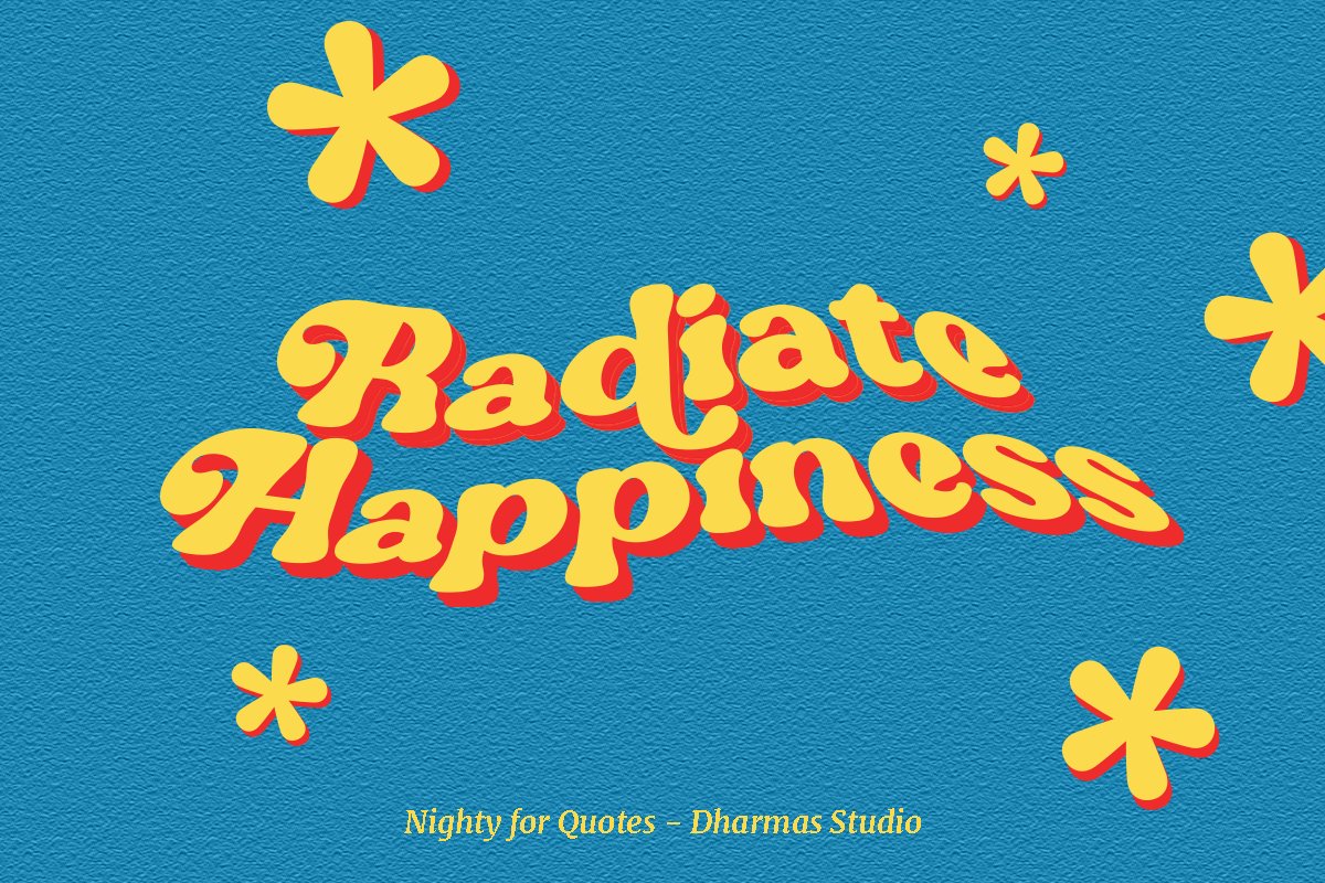 复古优雅杂志海报标题徽标Logo设计装饰英文字体素材 Nighty – Vintage Serif Typeface 设计素材 sucaiwan.com