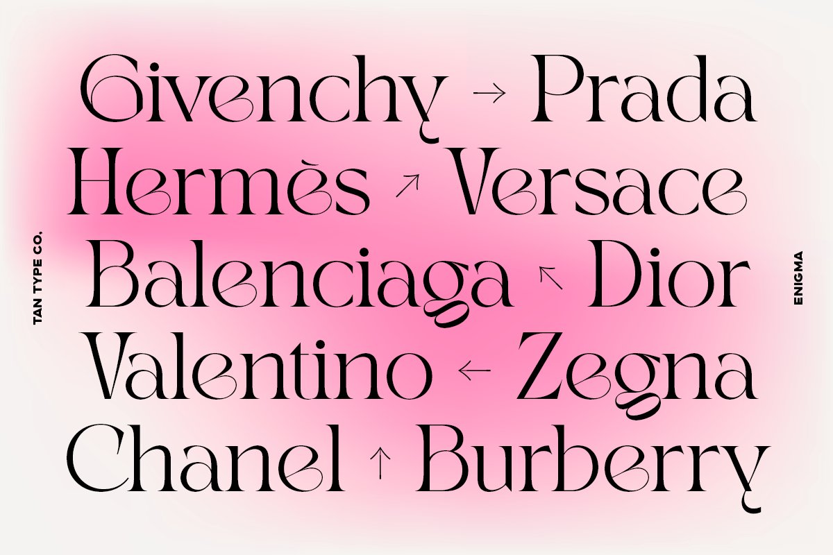 现代优雅逆反差古怪扭曲标题海报设计衬线英文字体下载 TAN Enigma – Elegant Display Serif 设计素材 第7张-素材湾丨精选海外优质设计素材资源 现代优雅逆反差古怪扭曲标题海报设计衬线英文字体下载 TAN Enigma – Elegant Display Serif 设计素材 sucaiwan.com