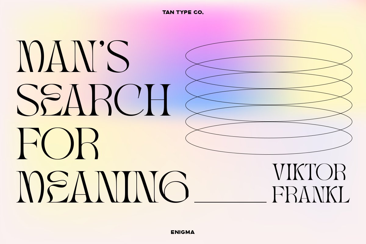 现代优雅逆反差古怪扭曲标题海报设计衬线英文字体下载 TAN Enigma – Elegant Display Serif 设计素材 第12张-素材湾丨精选海外优质设计素材资源 现代优雅逆反差古怪扭曲标题海报设计衬线英文字体下载 TAN Enigma – Elegant Display Serif 设计素材 sucaiwan.com