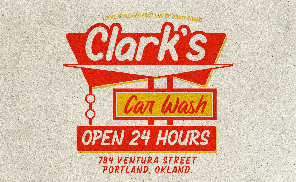 英文字体:70年代美式复古杂货店手绘牛皮纸质LOGO品牌包装英文字体 Local-Groceries 设计素材 第4张-素材湾丨精选海外优质设计素材资源 英文字体:70年代美式复古杂货店手绘牛皮纸质LOGO品牌包装英文字体 Local-Groceries 设计素材 sucaiwan.com