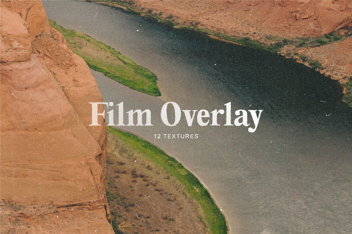 12款高清质感复古胶片旧电影照片后期叠加背景肌理Film Overlay Textures 图片素材 sucaiwan.com