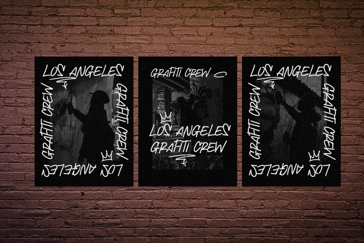 英文字体:创意涂鸦斜纹手绘风毛笔标记专辑封面的英文字体设计 The Sidestream – Graffiti Font 设计素材 第4张-素材湾丨精选海外优质设计素材资源 英文字体:创意涂鸦斜纹手绘风毛笔标记专辑封面的英文字体设计 The Sidestream – Graffiti Font 设计素材 sucaiwan.com