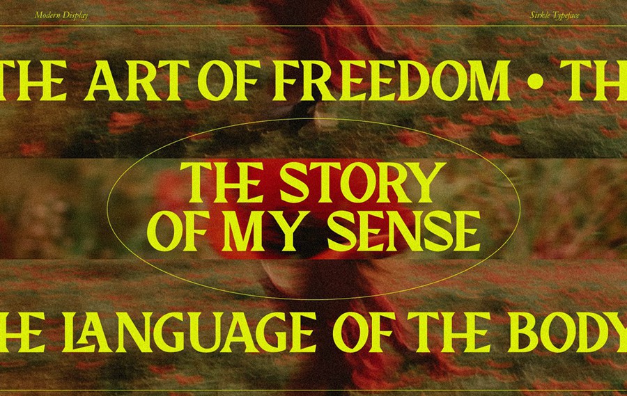 优雅复古海报包装标识设计衬线英文字体 Sirkle – Semi Serif Display 设计素材 sucaiwan.com