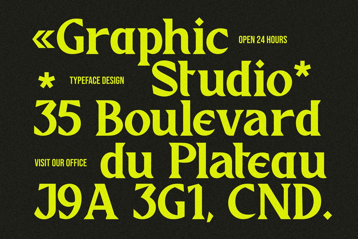 优雅复古海报包装标识设计衬线英文字体 Sirkle – Semi Serif Display 设计素材 sucaiwan.com