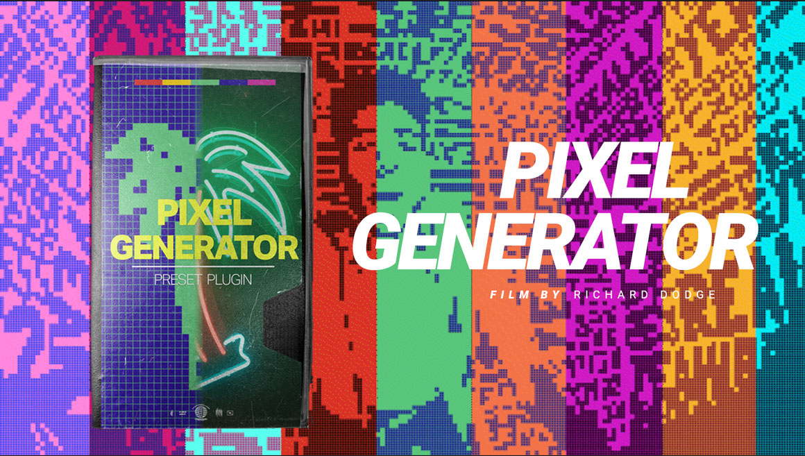 AE/PR/PCPX预设-17款复古半调8位彩色像素马赛克视频预设素材RETRO PIXEL GENERATOR 插件预设 第1张-素材湾丨精选海外优质设计素材资源 AE/PR/PCPX预设-17款复古半调8位彩色像素马赛克视频预设素材RETRO PIXEL GENERATOR 插件预设 sucaiwan.com