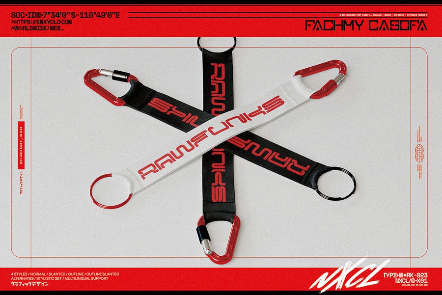 未来科幻赛博朋克海报街头服饰徽标设计y2k装饰英文字体安装包 NCL Megrabs Font Family – Industrial Brutalism 设计素材 第2张-素材湾丨精选海外优质设计素材资源 未来科幻赛博朋克海报街头服饰徽标设计y2k装饰英文字体安装包 NCL Megrabs Font Family – Industrial Brutalism 设计素材 sucaiwan.com