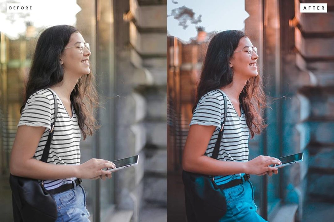 复古怀旧赛博朋克城市皮肤润饰婚礼摄影照片调色Lightroom预设 City Walk Lightroom Presets 插件预设 sucaiwan.com