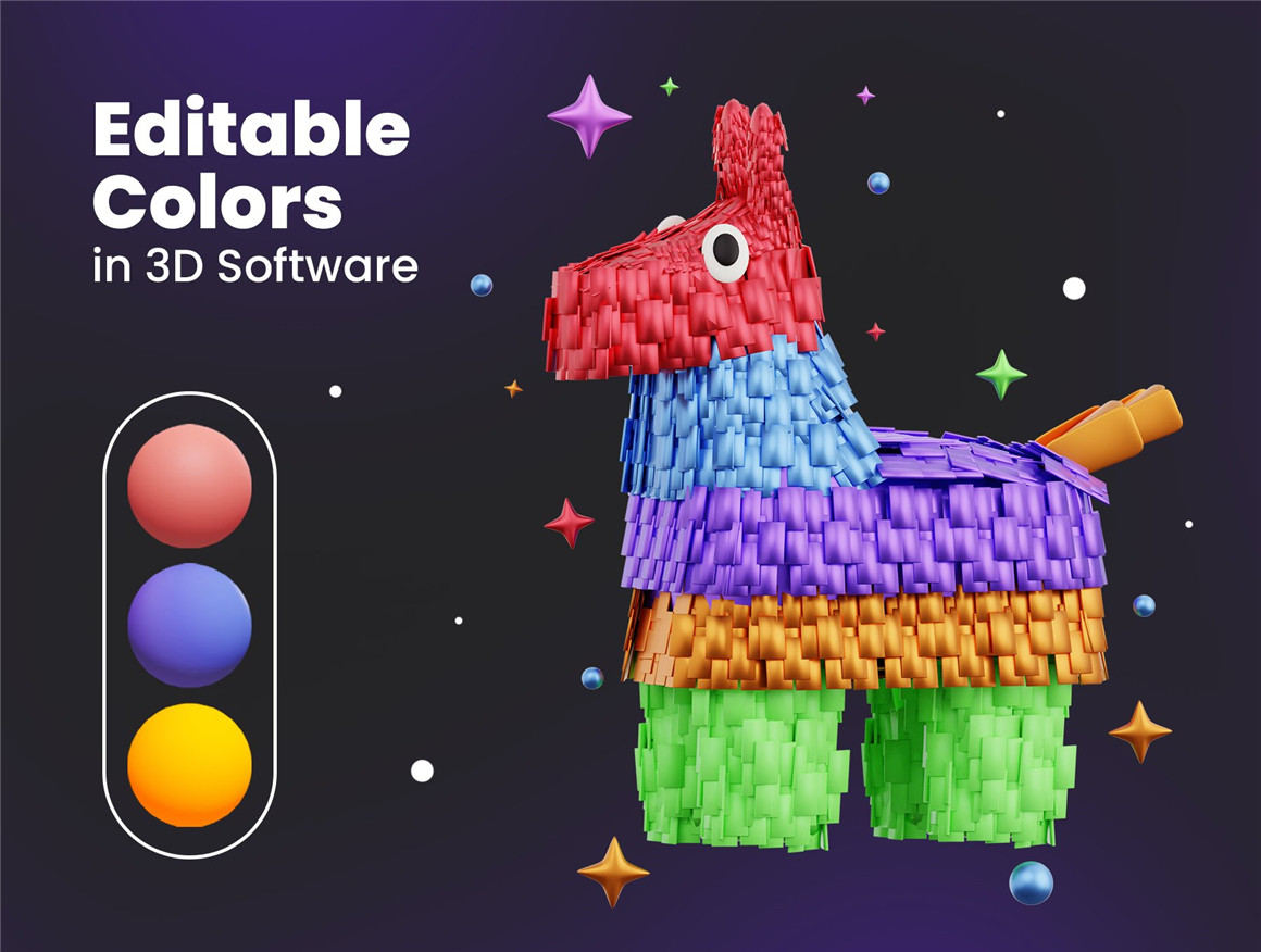 趣味卡通3D新年节日生日派对庆典插图插画PNG免抠图片+3D素材 New Year Party 3D Icons 图标素材 第5张-素材湾丨精选海外优质设计素材资源 趣味卡通3D新年节日生日派对庆典插图插画PNG免抠图片+3D素材 New Year Party 3D Icons 图标素材 sucaiwan.com