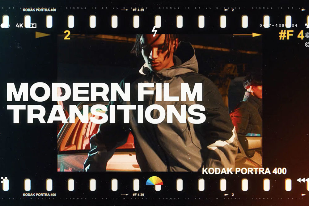 AE模板 做旧复古电影胶片灰尘照片演示幻灯片过渡特效包 Videohive – Film Modern Transitions 影视音频 sucaiwan.com