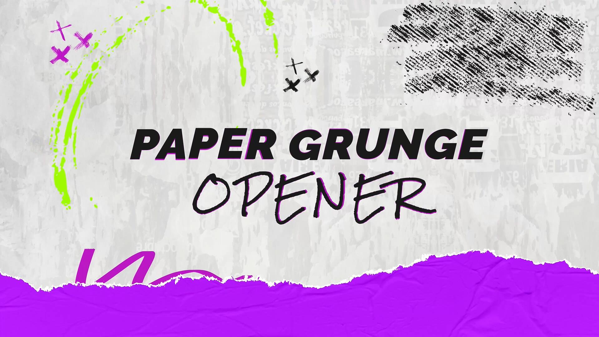 AE/PR模板：创意拼贴艺术褶皱纸定格动画品牌设计开场片头短片 , sucaiwan.com