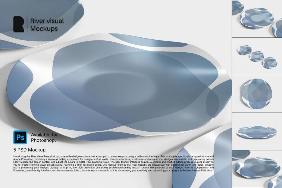 5款真实陶瓷磁盘印花图案设计展示效果图样机模板PSD素材 Ceramic Plate Mockup 样机素材 第1张-素材湾丨精选海外优质设计素材资源 5款真实陶瓷磁盘印花图案设计展示效果图样机模板PSD素材 Ceramic Plate Mockup 样机素材 sucaiwan.com