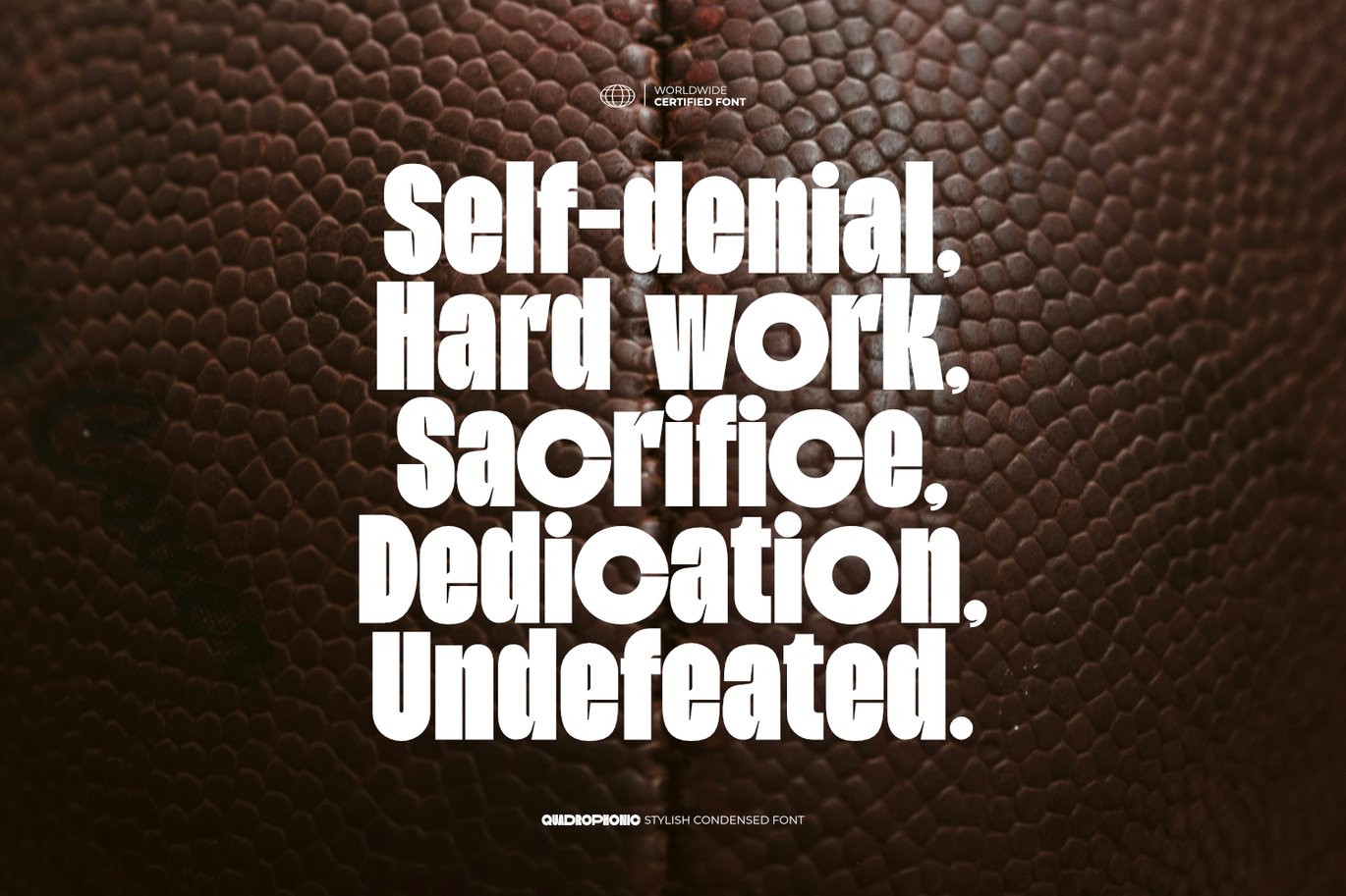 时尚品牌杂志海报标题服装设计无衬线英文字体安装包 Quadrophonic – Stylish Condensed Font 设计素材 sucaiwan.com