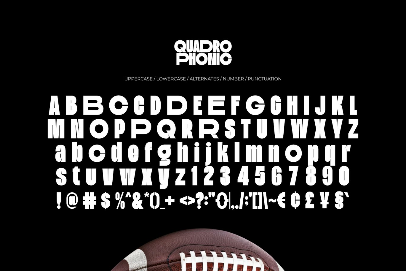 时尚品牌杂志海报标题服装设计无衬线英文字体安装包 Quadrophonic – Stylish Condensed Font 设计素材 sucaiwan.com