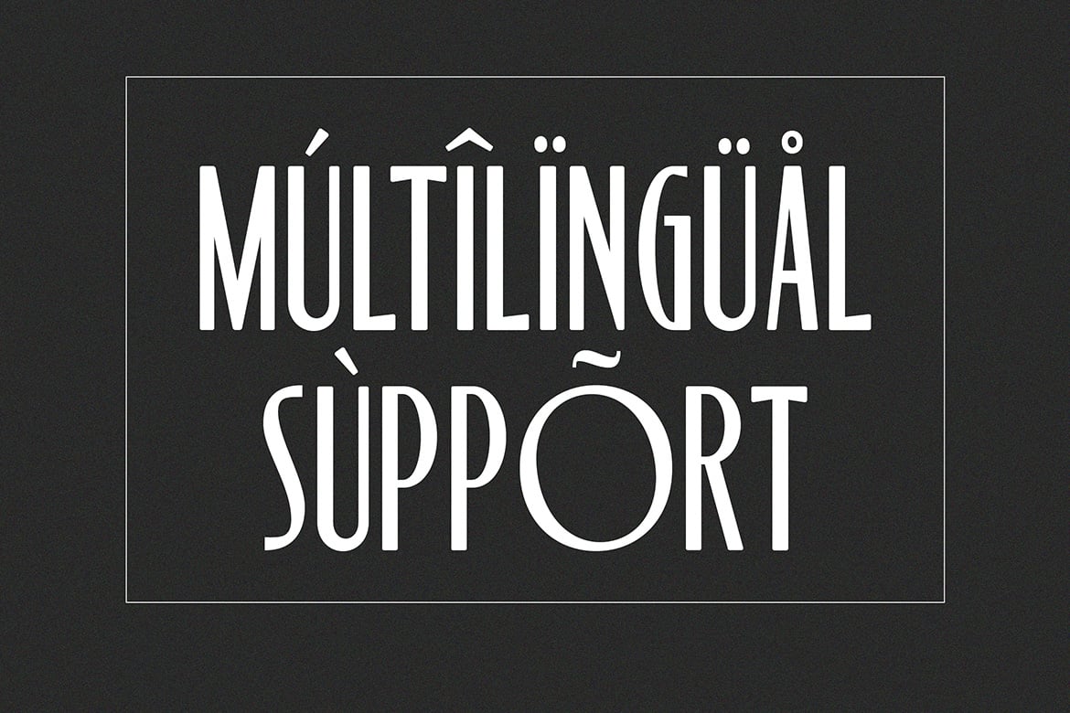 现代品牌海报徽标设计无衬线英文字体安装包 Bourned – Unique Display Sans 设计素材 sucaiwan.com