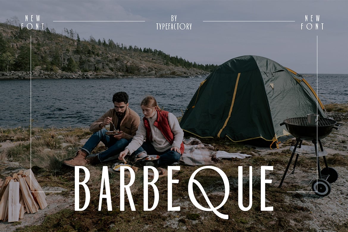 现代品牌海报徽标设计无衬线英文字体安装包 Bourned – Unique Display Sans 设计素材 sucaiwan.com