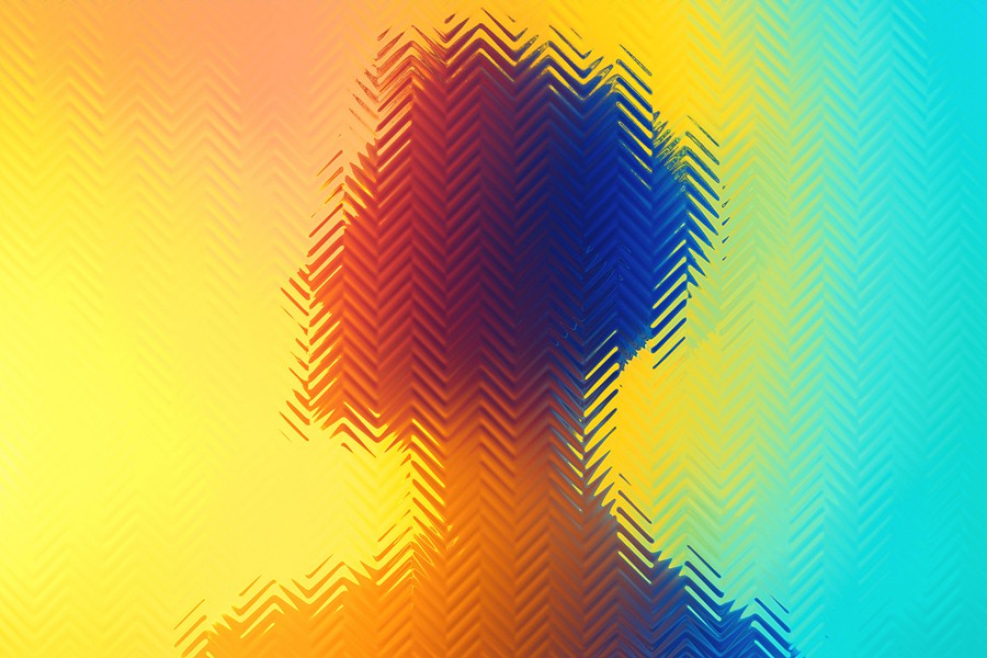 20款高级视觉错位冲击压花长虹磨砂玻璃扭曲ps样机特效滤镜模板 Refraction & Distortion Glass Effect 插件预设 sucaiwan.com