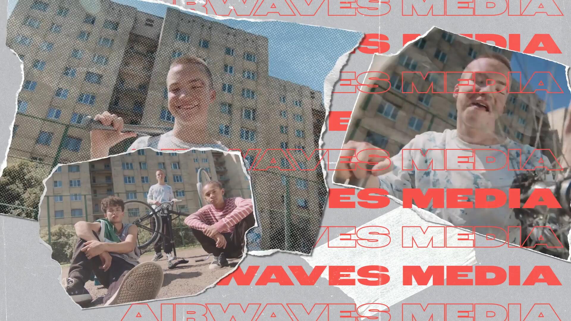 PR模板：复古垃圾摇滚撕纸拼贴纸张打孔转场过渡VLOG片头动画模板 , sucaiwan.com