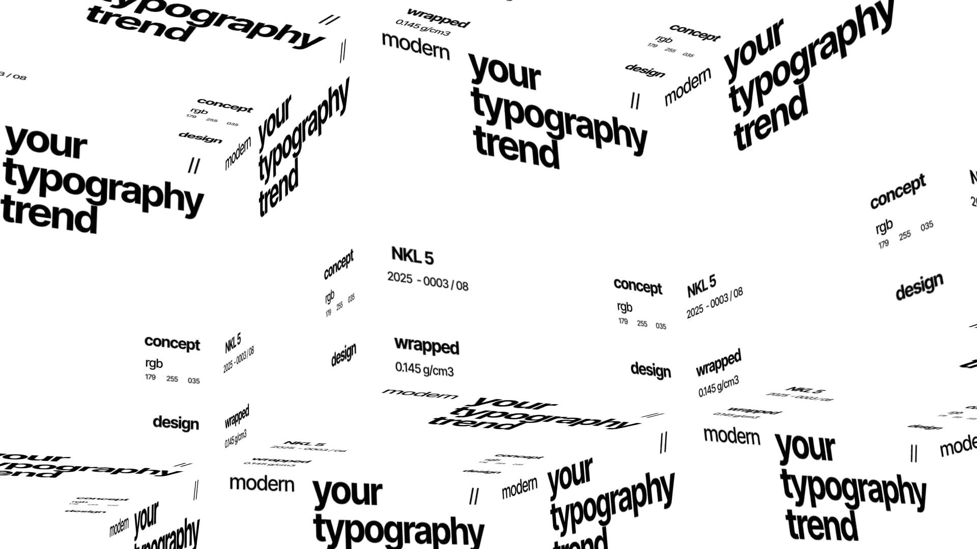 PR模板：野蛮主义抽象动力学动态图形错版文字排版PR模板 , sucaiwan.com