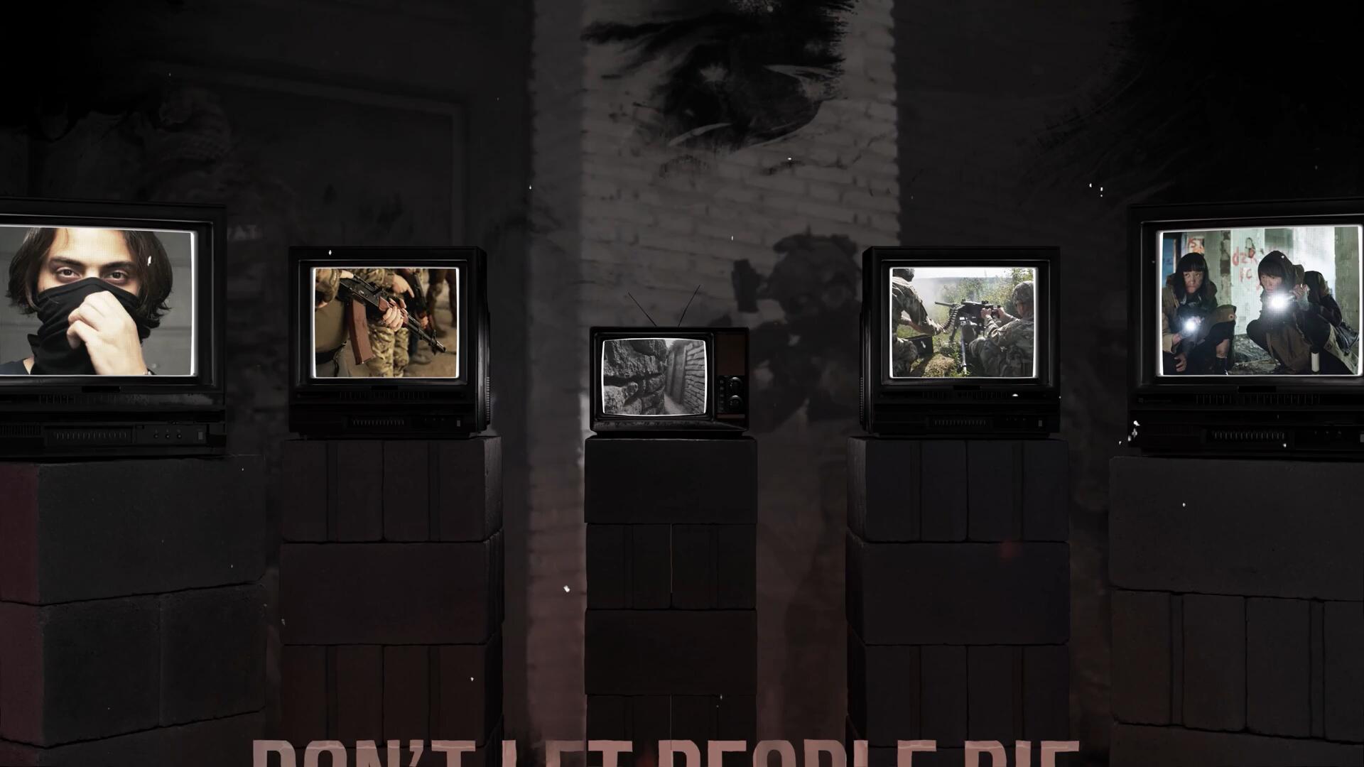 AE模板：沉重战争警示历史类频道栏目包装开场片头 , sucaiwan.com