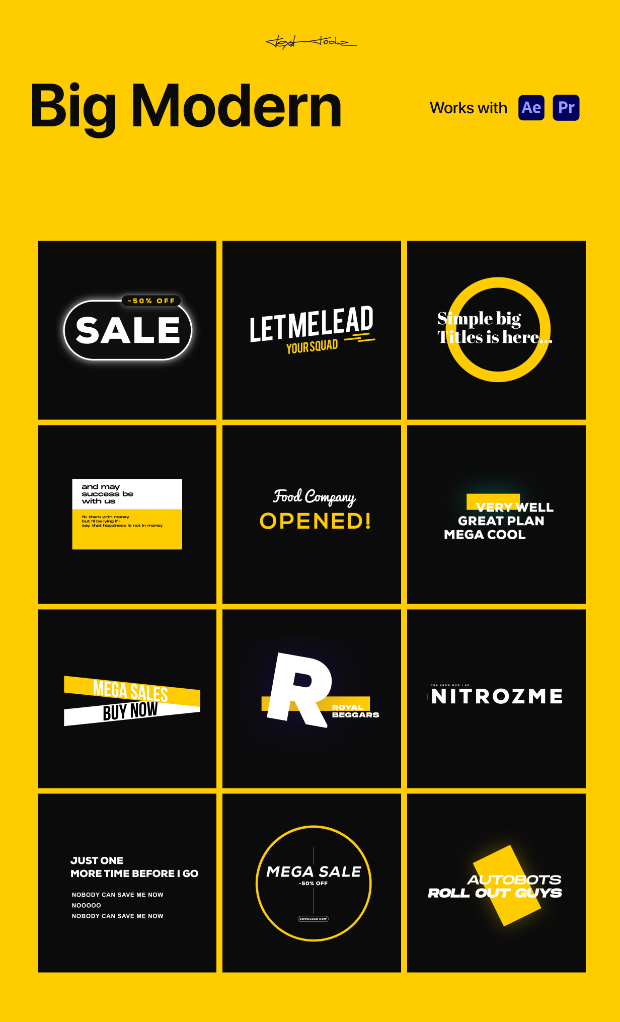 AE插件:4000+超级时尚简约失真动力学海报运动文字排版标题动画预设包 Text Tools – Most Versatile Titles Pack , 第6张-素材湾丨精选海外优质设计素材资源 AE插件:4000+超级时尚简约失真动力学海报运动文字排版标题动画预设包 Text Tools – Most Versatile Titles Pack , sucaiwan.com