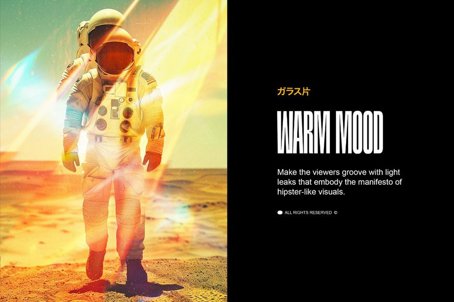 12款复古漏光棱镜反射照片海报邀请函设计PSD分层源文件模板素材 Retro Prism Photo Effects Collection 插件预设 第2张-素材湾丨精选海外优质设计素材资源 12款复古漏光棱镜反射照片海报邀请函设计PSD分层源文件模板素材 Retro Prism Photo Effects Collection 插件预设 sucaiwan.com