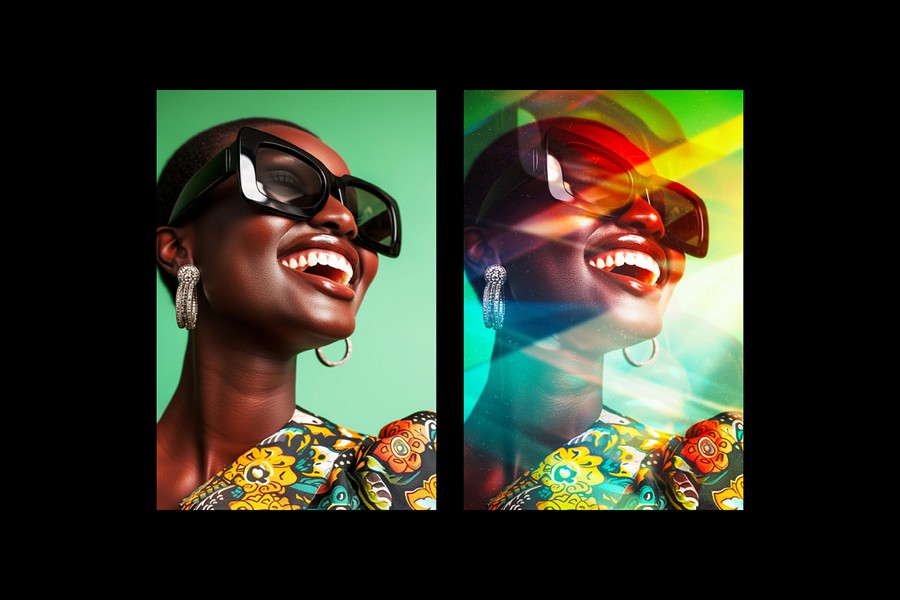 12款复古漏光棱镜反射照片海报邀请函设计PSD分层源文件模板素材 Retro Prism Photo Effects Collection 插件预设 第9张-素材湾丨精选海外优质设计素材资源 12款复古漏光棱镜反射照片海报邀请函设计PSD分层源文件模板素材 Retro Prism Photo Effects Collection 插件预设 sucaiwan.com