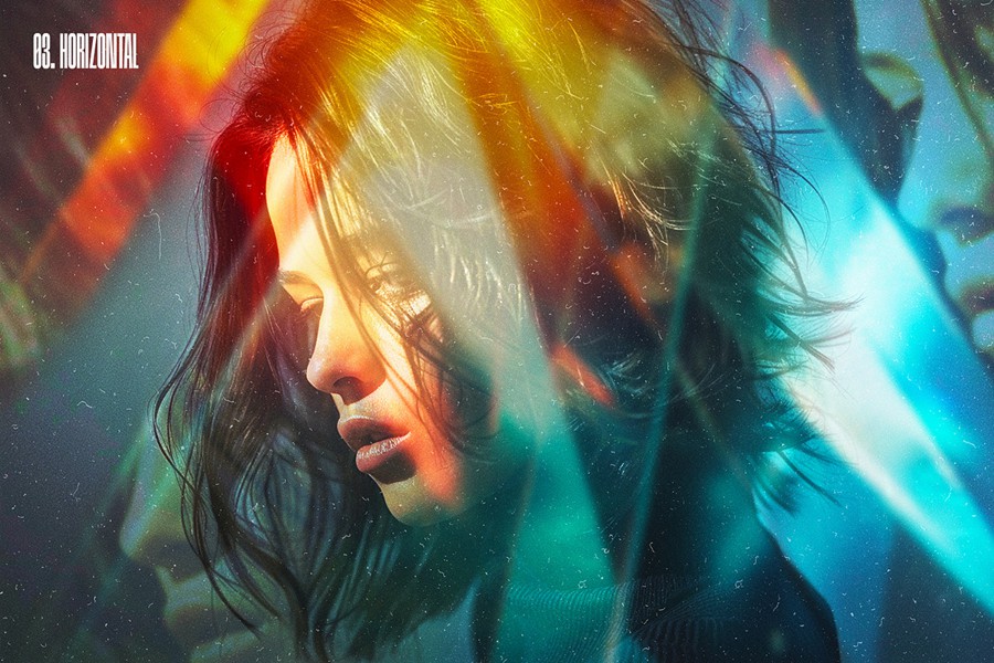 12款复古漏光棱镜反射照片海报邀请函设计PSD分层源文件模板素材 Retro Prism Photo Effects Collection 插件预设 第16张-素材湾丨精选海外优质设计素材资源 12款复古漏光棱镜反射照片海报邀请函设计PSD分层源文件模板素材 Retro Prism Photo Effects Collection 插件预设 sucaiwan.com