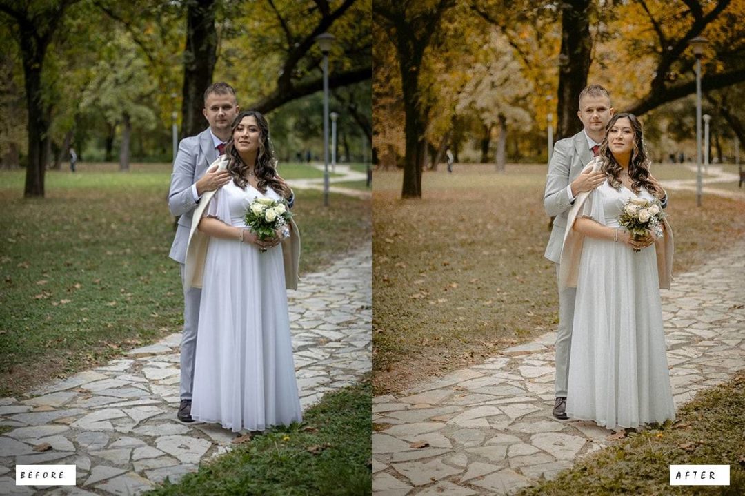 12组复古怀旧电影博主婚礼摄影照片调色Lightroom预设 12 Vintage wedding Lightroom Presets 插件预设 sucaiwan.com