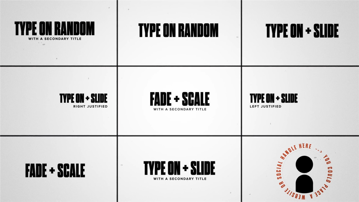 EZCO 极简大文字B站抖音vlog个人频道栏目包装动态文本标题预设支持AE/PR模板 MOGART TITLES + TRANSITIONS 影视音频 第5张-素材湾丨精选海外优质设计素材资源 EZCO 极简大文字B站抖音vlog个人频道栏目包装动态文本标题预设支持AE/PR模板 MOGART TITLES + TRANSITIONS 影视音频 sucaiwan.com
