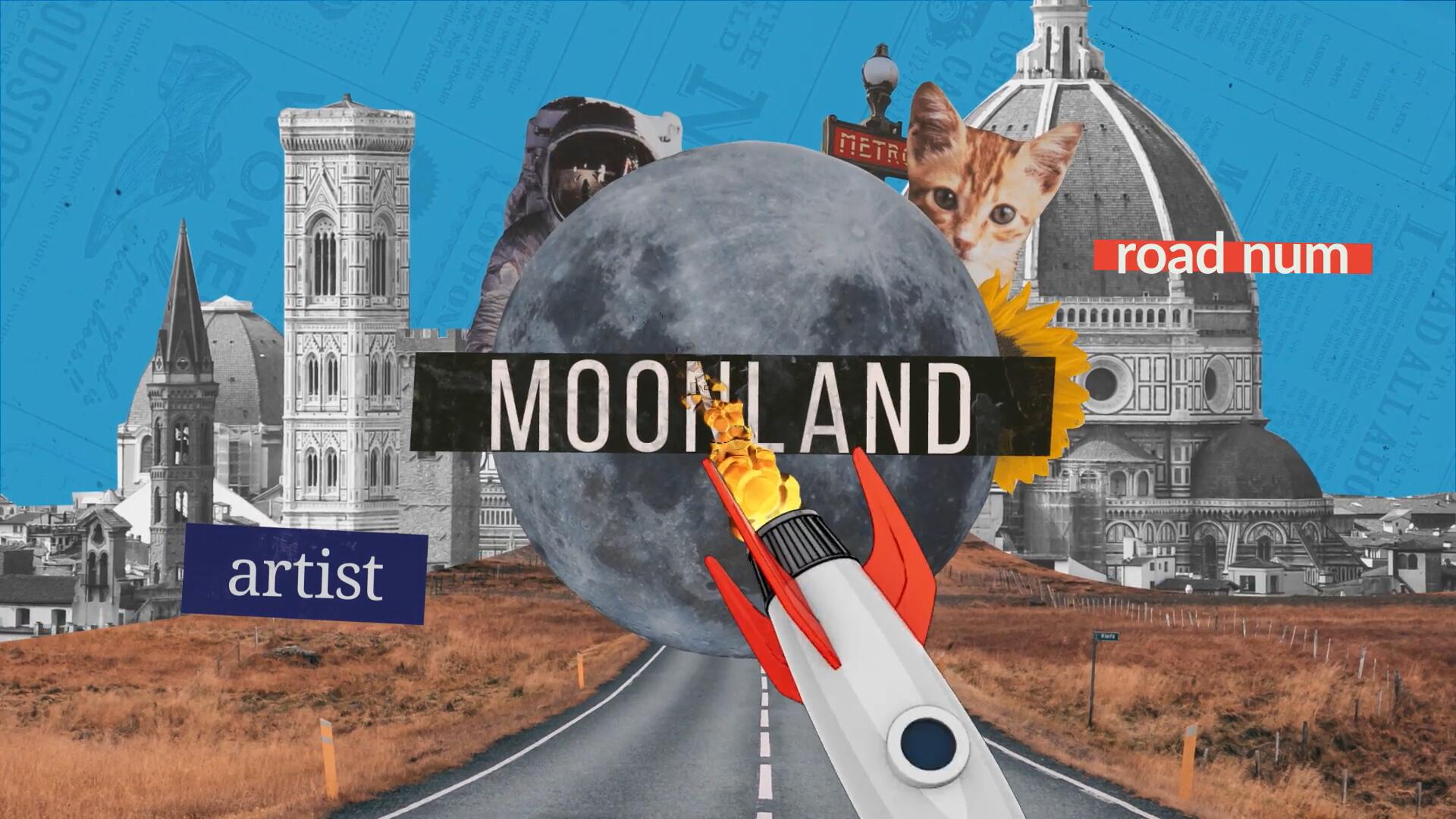 AE模板：复古波普风格拼贴艺术风格人物介绍定格动画开场片头 , sucaiwan.com