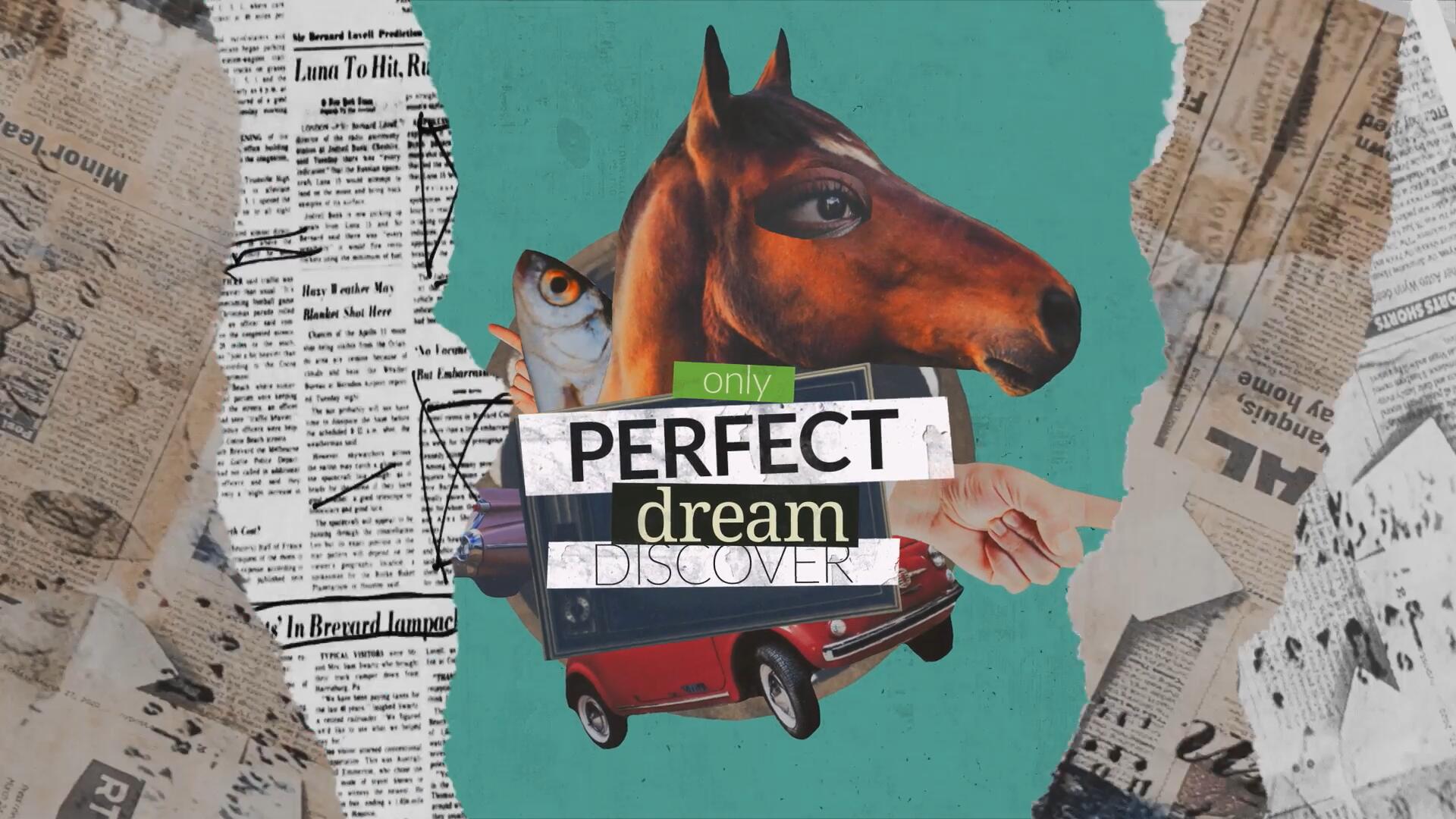 AE模板：复古波普风格拼贴艺术风格人物介绍定格动画开场片头 , sucaiwan.com