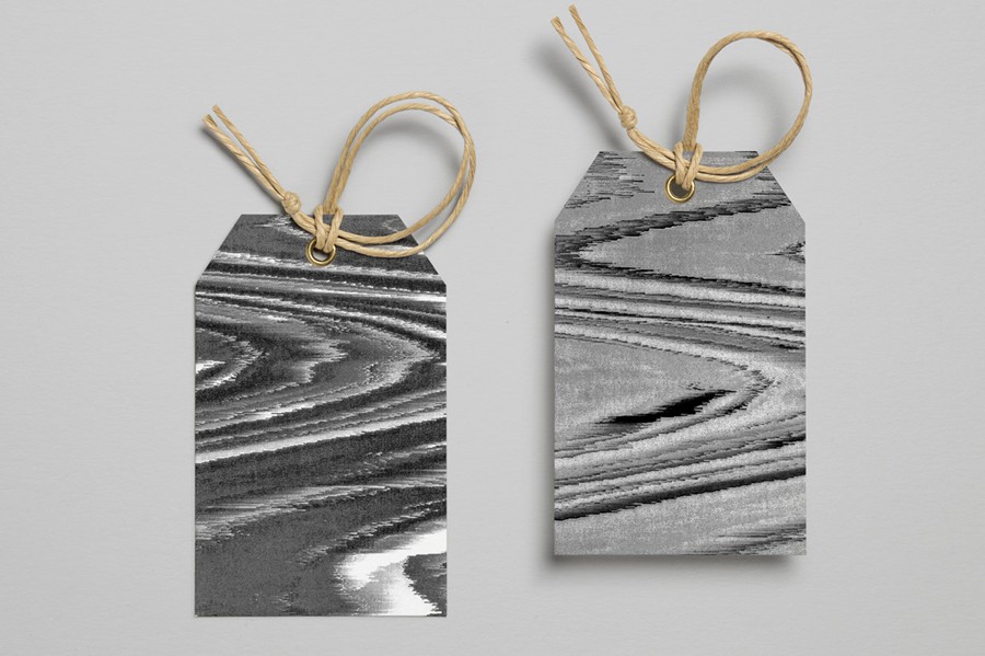 40款复古潮流黑白单色故障风粗糙毛刺扭曲肌理抽象背景图片素材 Toner Glitch Textures 图片素材 sucaiwan.com