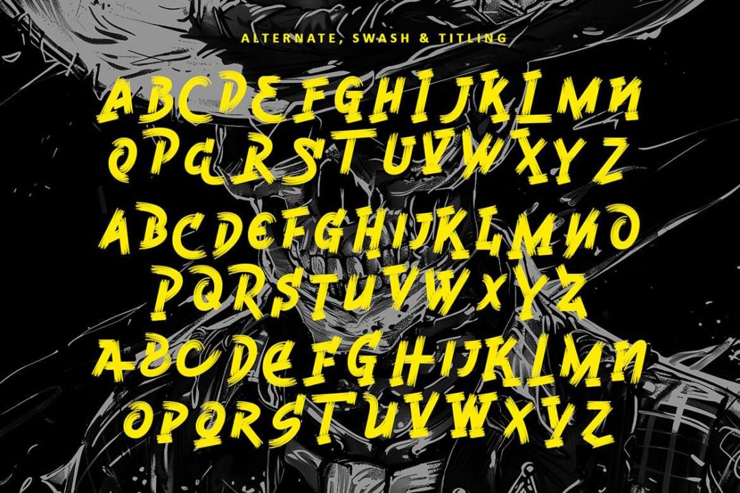 时尚创意海报封面徽标设计手写英文字体安装包 Queen Rocker 设计素材 第10张-素材湾丨精选海外优质设计素材资源 时尚创意海报封面徽标设计手写英文字体安装包 Queen Rocker 设计素材 sucaiwan.com