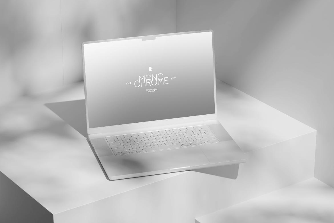 6款时尚苹果iPad平板iPhone手机MacBook电脑展示效果图Ps贴图样机模板素材 Device Mockup – Monochrome Series 样机素材 sucaiwan.com