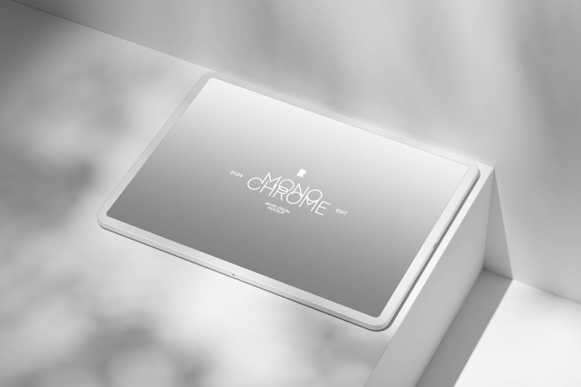 6款时尚苹果iPad平板iPhone手机MacBook电脑展示效果图Ps贴图样机模板素材 Device Mockup – Monochrome Series 样机素材 sucaiwan.com