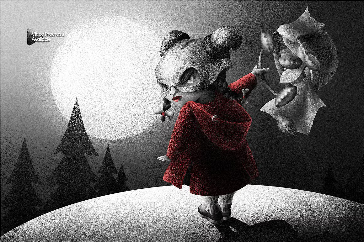 复古颗粒噪点谷砂砾纹理数字绘画procreate笔刷画笔设计素材 Grim Shader Procreate Brushes 笔刷资源 sucaiwan.com