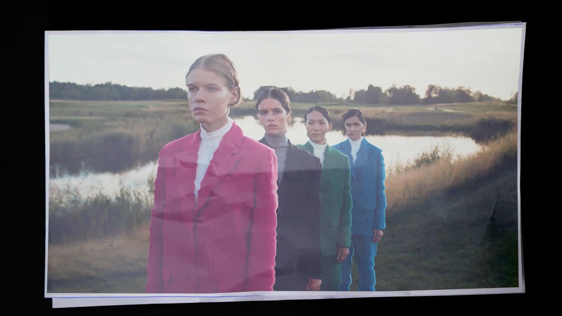 AE模板：复古褶皱纸张照片打印剪切拼贴风格转场过渡 , sucaiwan.com